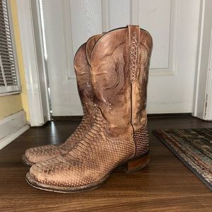Dan Post snakeskin boots